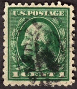 1916, US 1c, Washington, Used, Sc 462