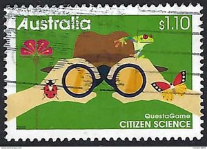 AUSTRALIA 2020 $1.10 Multicoloured Citizen Science-QuestaGame - Helps Save Bi...