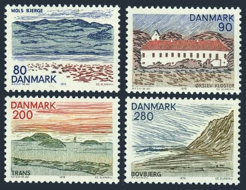 Denmark 655-658, MNH. Michel 690-693. Landscapes, Northern Jutland, 1979.