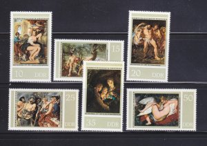 Germany DDR 1822-1827 Set MNH Art, Paintings (A)