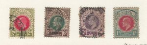 Natal, Postage Stamp, #84, 89, 90, 110 Used, 1902-08, JFZ