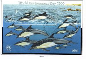 Jersey  Sc 957 2000 Maritime Mammals stamp sheet used