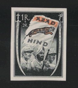 Germany (Azad Hind) Mi. VIIBb (1943) 1R+2R blk & org India Legion VF NH