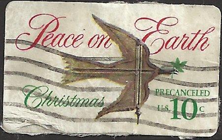 # 1552 USED CHRISTMAS DOVE AND WEATHER VANE SELF STICK