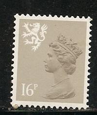 G.B. Scotland SMH29 s.g. S42 16p Machin MNH