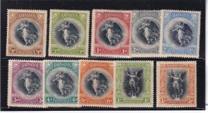 BARBADOS VF-MH ,KGV VICTORY(10) ( MISSING 2/-),GREAT VALUE