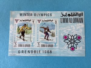 Umm Al Qiwain Winter Olympics 1968 Stamps Sheet Mint Never Hinged Stamps R46236