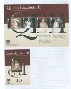 Montserrat #1289-1290 Mint (NH) Souvenir Sheet (Queen)