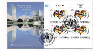 D171943 Definitive Series FDC United Nations New York Bureau