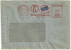 Germany 1949,Sc.#RA2 used cover, postage paid + Notopfer Berlin stamp