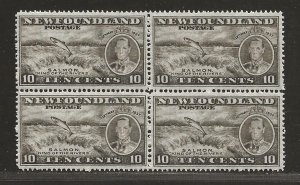 NEWFOUNDLAND  SC# 237  BLK/4  VF/MNH