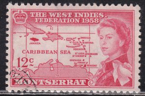 Montserrat 145 West Indies Federation 1958