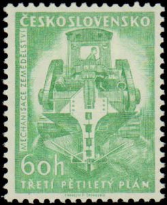 Czechoslovakia #1020-1022, Complete Set(3), 1961, Never Hinged