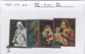 Ascension 498-501 Christmas mnh