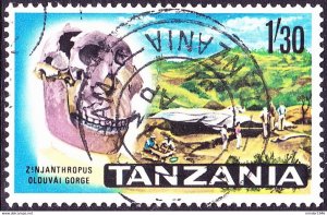TANZANIA 1965 QEII 1/3 Multicoloured SG137 Used