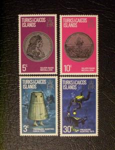 Turks & Caicos Islands Scott #259-262 unused