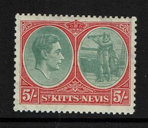 St. Kitts-Nevis SG# 77, Mint Very Lightly Hinged - Lot 082317