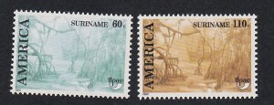 Suriname # 876-877, America Issue, Mint NH, 1/2 Cat.