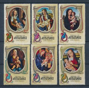 [116497] Aitutaki 1974 Christmas Madonna with surtax  MNH