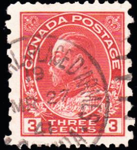 Canada Scott 184 Used.