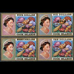 COOK IS. 1975 - Scott# 399-402 Sea Shells $4-10 NH