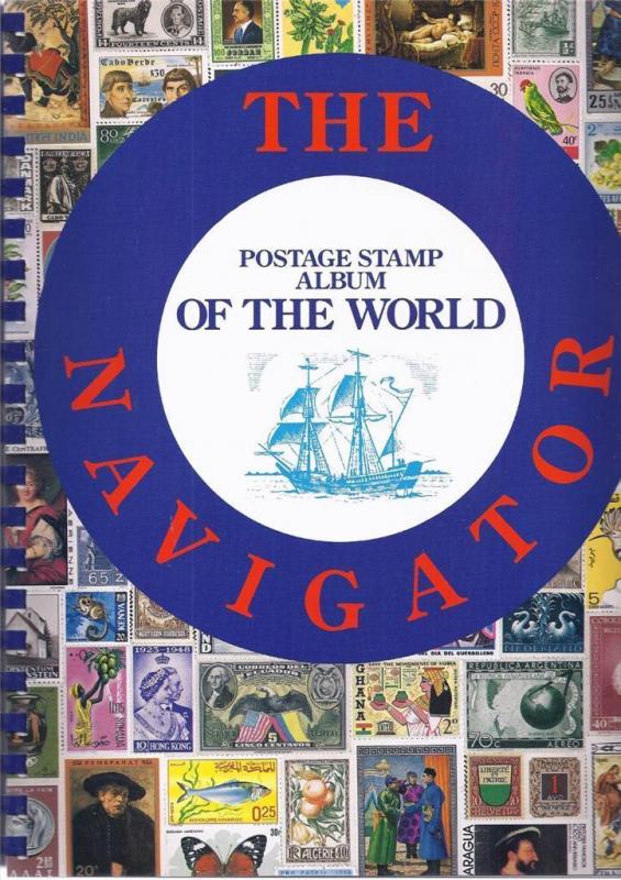 WORLD STAMP ALBUM 1991 NAVIGATOR BRAND NEW SPIRAL BOUND LAYS FLAT + FREE GUIDE