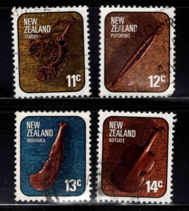 New Zealand Scott 611-614 Used  Maori Artifact set