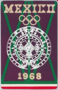 65518 - MEXICO - Postal History -  SPECIAL POSTCARD: 1968 Olympic Games