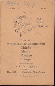 Pat Para-Graphs from the Westfield Peach Orchard Chiefly ...