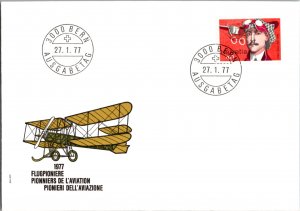 Switzerland, Worldwide First Day Cover, Aviation