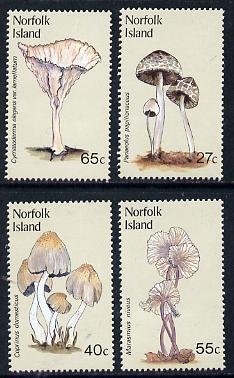 NORFOLK ISLAND - 1983 - Fungi - Perf 4v Set - Mint Never Hinged