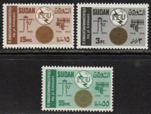Sudan Sc #176-178 Mint Hinged