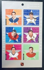 Canada #1972 48¢ NHL All-Stars Booklet (2003).  BK265. MNH