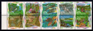 New Zealand 1995 Environmental Protection Complete Mint MNH Set Block SC 1268a