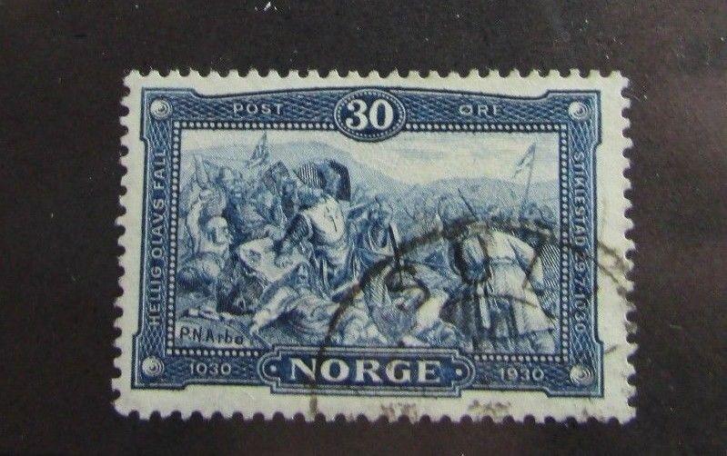 1930 Norway SC #153 KING OLAF used stamp