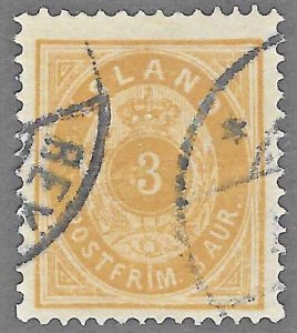 Iceland (1896) - Scott # 22,    Used