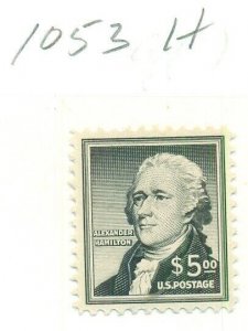 US #1053, Mint Hinged, Scott $47.50
