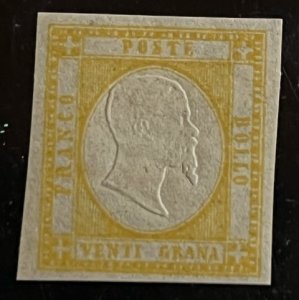 Italy - Neapolitan Provinces Scott# 25 Unused VF H  Cat $475.00