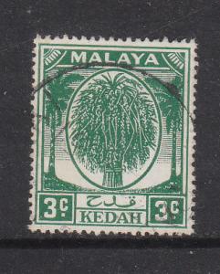 Malaya Kedah 1950 Sc 63 3c Used