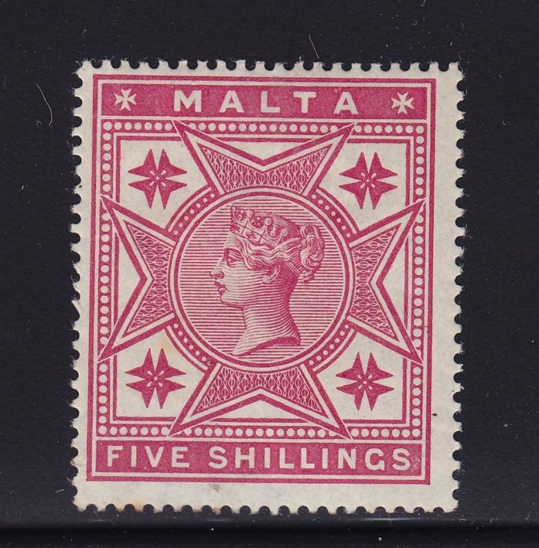 Malta Scott # 14 VF OG mint previously hinged cv $ 125