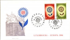 Luxembourg, Worldwide First Day Cover, Europa