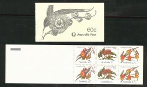 Australia Scott 852b MNH ** Flowering Tree Booklet 1982