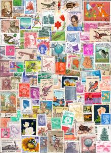 1000 Diff. Worldwide Stamps Lot Attractive ! No Duplicate !