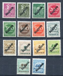 GERMANY REICH 1923 INFLATION OFFICIAL SETS SCOTT O22-O28 & O40-046 PERFECT MNH