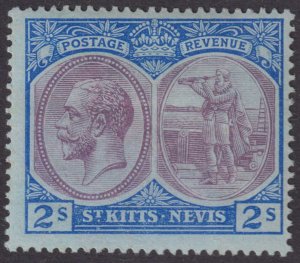 ST KITTS-NEVIS 32  MINT HINGED OG * NO FAULTS VERY FINE! - SSV