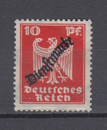 1924 Germany Service Stamp Dienstmarke Michel 107 MNH Luxe