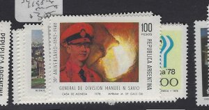 Argentina SC 1180-4, 1195-6 MNH (7gxs)