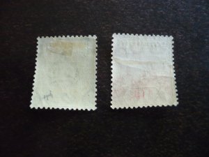 Stamps - St. Lucia - Scott# 64,65a - Mint Hinged Part Set of 2 Stamps