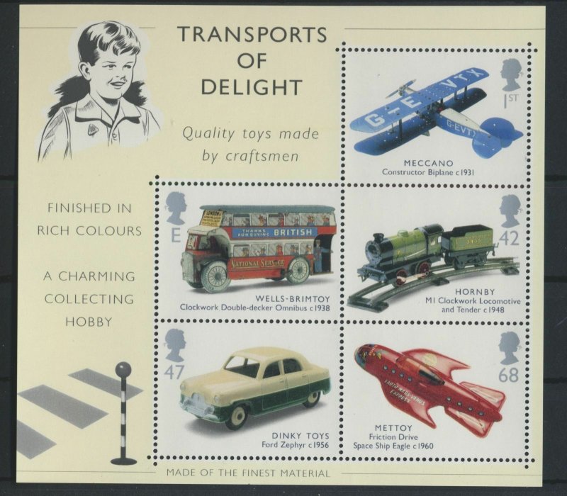 MS2402 2003 Transports of Delight Miniature Sheet - UNMOUNTED MINT 