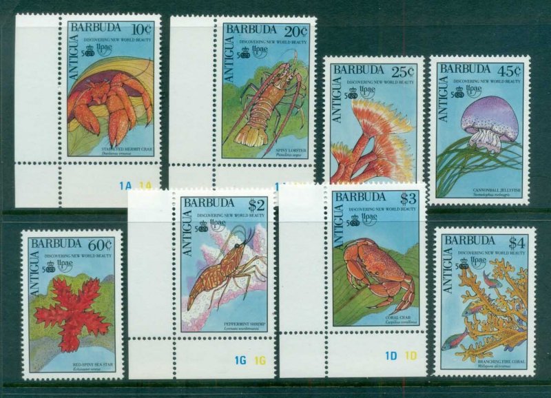 Antigua & Barbuda 1990 Discovery of America, Marine life MUH lot80977